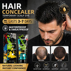 GINZO Hair Concealer for Men Waterproof Black Brown Baldness Corrector Cream Thinning Hair Fillup Scalp Dye Beauty Health 40ML