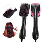 One Step Hot Air Brush Hair Dryer & Straightening Brush, Black, AU/EU/UK/US Plug