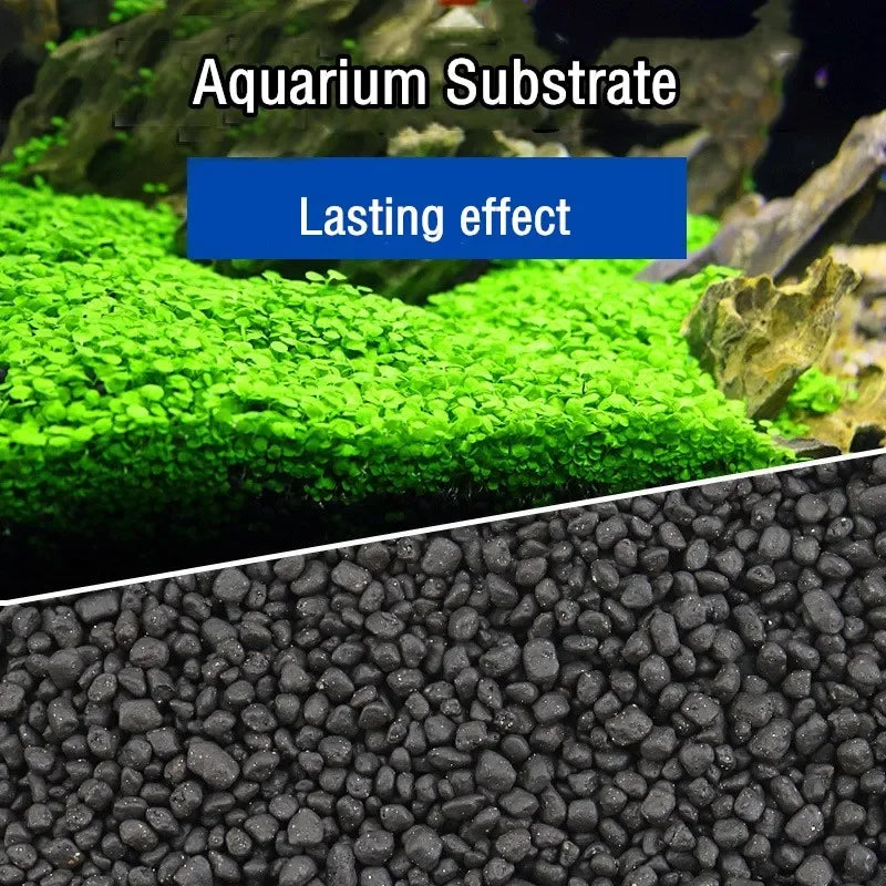 500g Aquarium Planted Soil Substrate Fertilizer Natural Clay Gravel Aquatic Planted Freshwater Fish Tank Substrate Sand