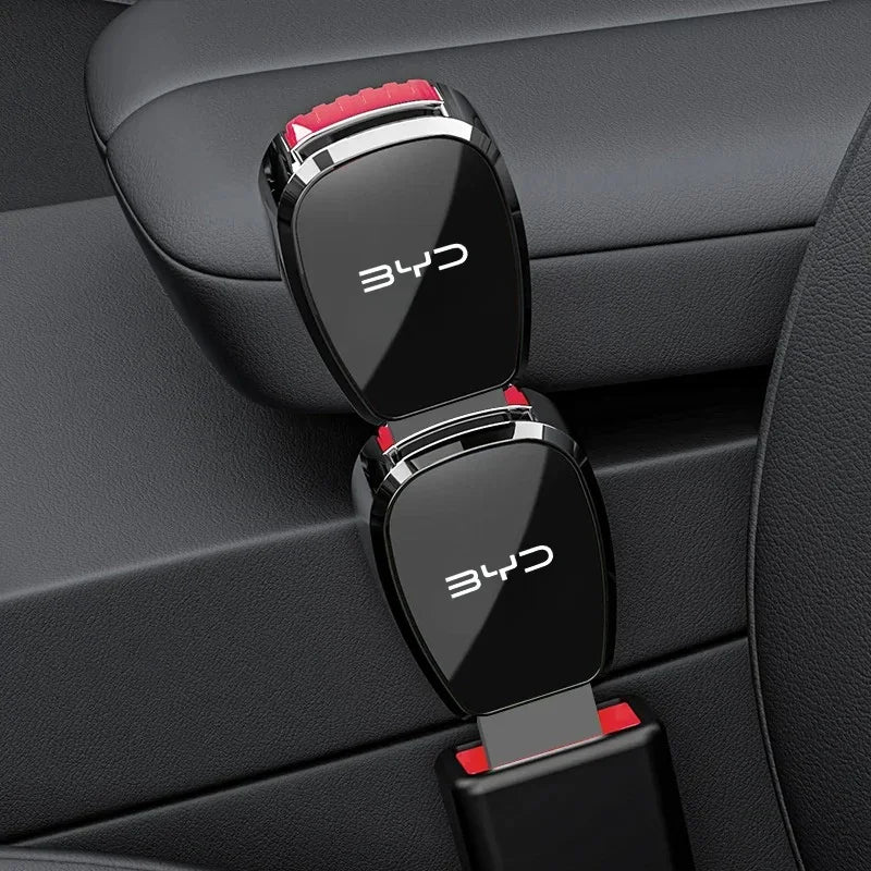Car Seat Belt Buckle Plug Auto Safety Strap Extension Accessories interior For BYD Tang F3 E6 Atto Yuan Plus Song Max G3