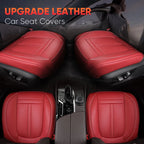 1PCS Nappa Leather Car Seat Cover Full Wrap Bottom Car Seat Cushion Durable Anti-Slip Driver Car Seat Protector Accessories