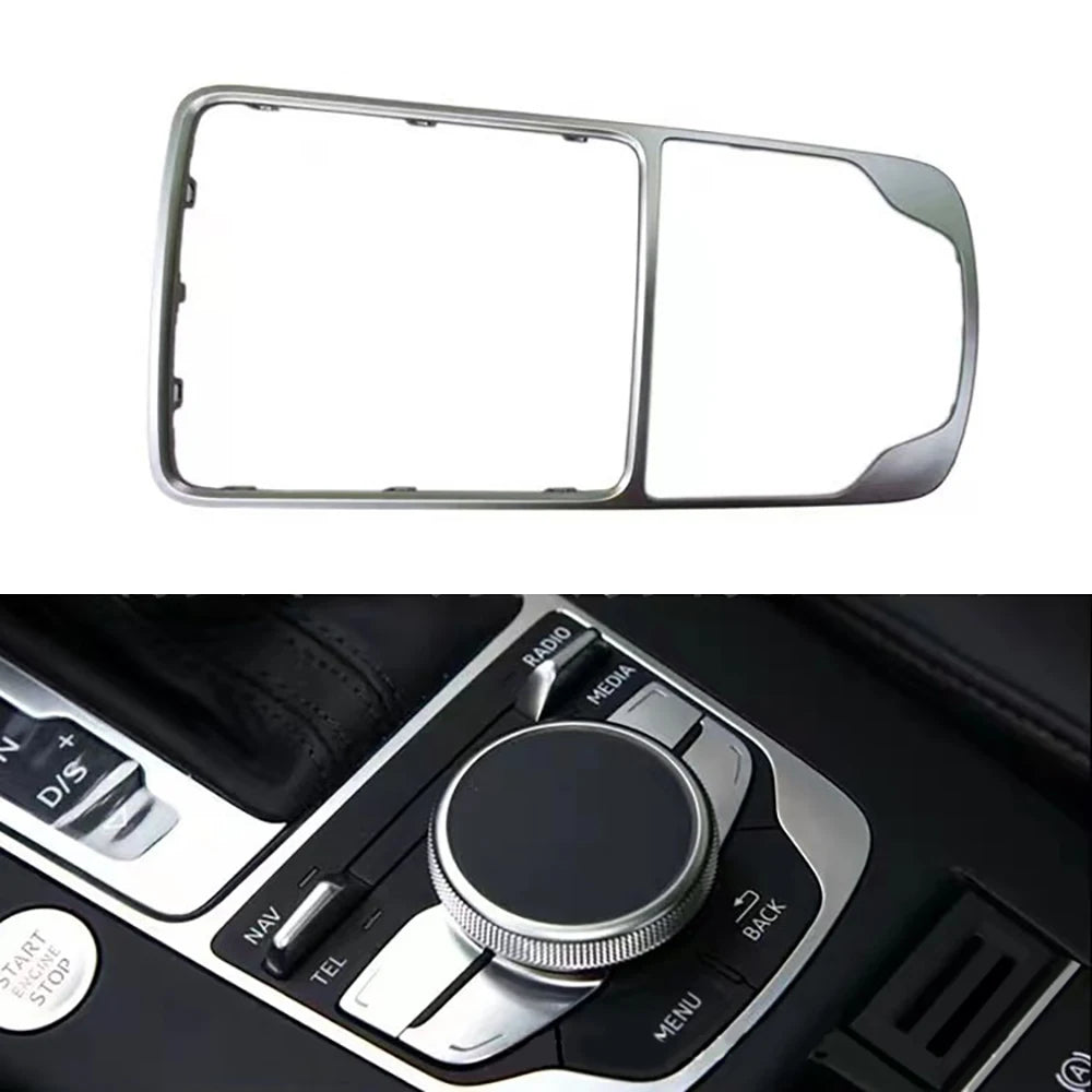 8V0864260A 3Q7 8V0864260B3Q7 Chrome Front MMI Center Console Surround Cover Trim Frame Fit for AUDI A3 S3 RS3 2016 2017