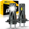 AILEO 2Pcs Led Lights 20000Lm 90W H7 High Quality CSP Headlight Bulb For Car 6500K White Day Running Automobile Lamp Plug&Play
