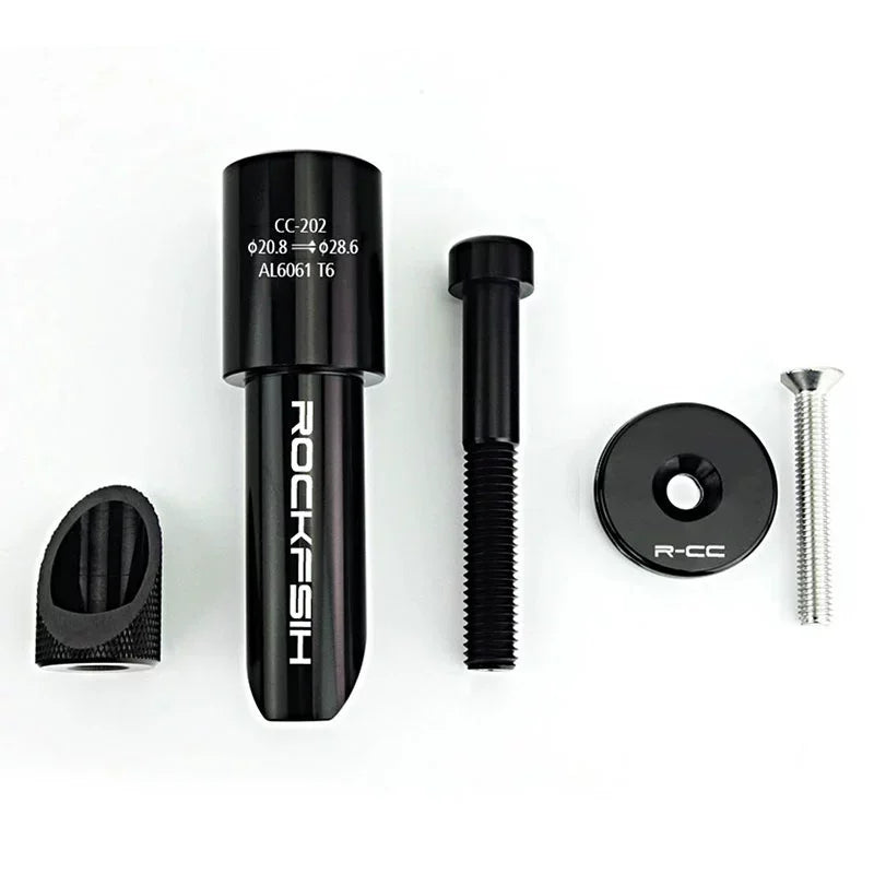 Rockfish Kids Bike Stem Adapter 22.2mm to 28.6mm CNC Head Tube Conversion Core