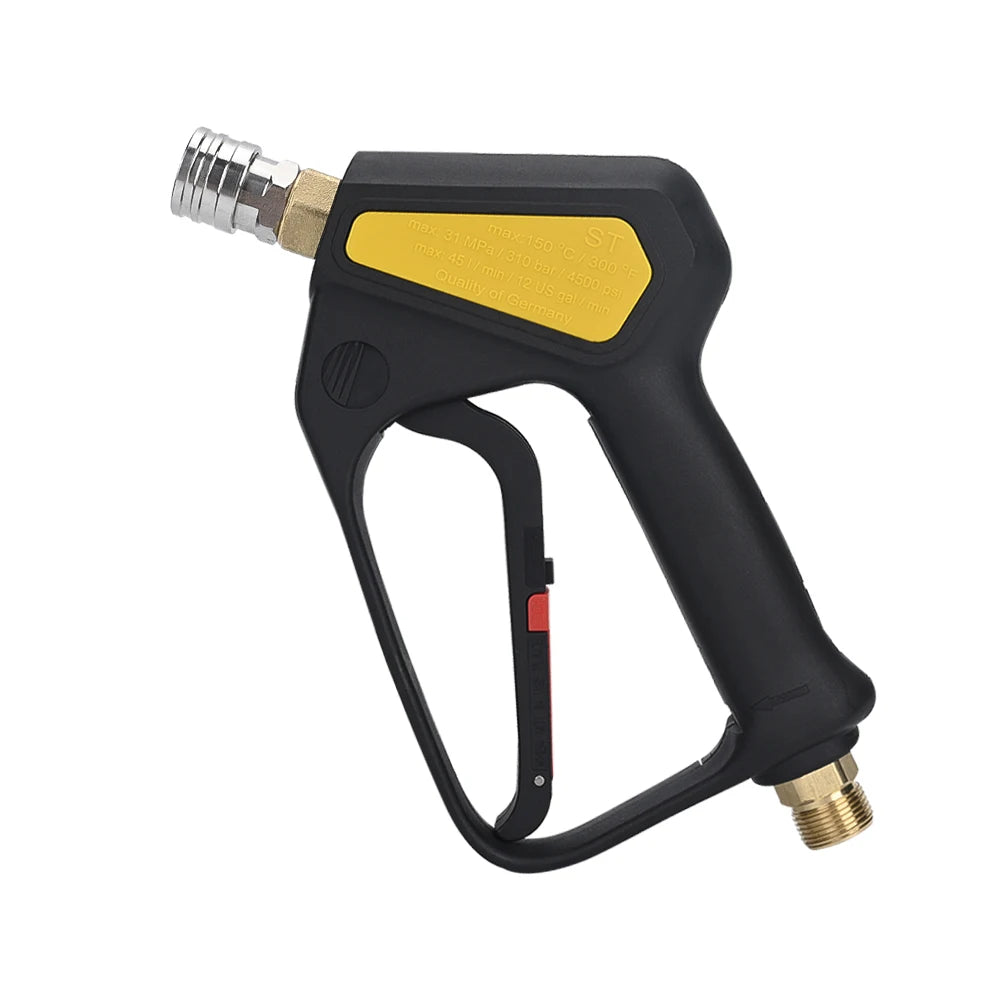 Replacement High Pressure Short Washer Gun ST-2300.Power Washer Trigger Spray Gun with 1/4" Quick Connector Max 310 Bar 4500 PSI