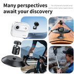 4K HD Thumb Action Camera with Flip Screen, 32GB, Wide-Angle, Anti-Shake, USB Charging