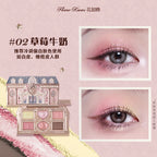 Little Angel Flower Knows Eyeshadow Palette Eye Glitter Make Up Palette Long Lasting 9 Color Eye Shadow For Girl And Women