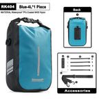 Rhinowalk Bicycle Front Fork Bag Waterproof Quick Release 4L/6L, Black Blue Olive Orange