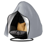 Waterproof Patio Hanging Egg Chair Cover Windproof Swing Egg Chair Cover Egg Chair Slipcover With Zipper and Adjustable Hem Cord