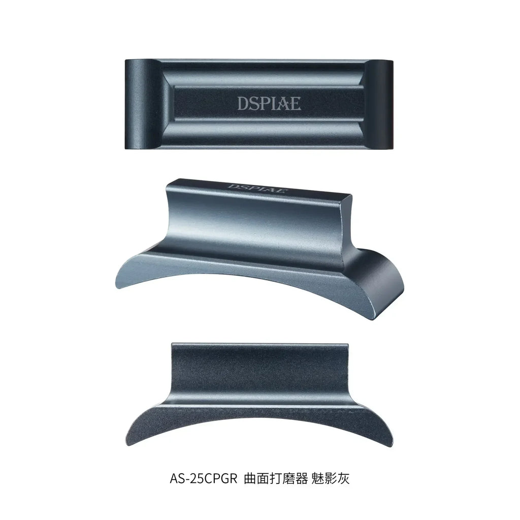 DSPIAE Angled Sanding Boards Sanding Board Plane/Right Angle/Curved Surface Aluminum Alloy Abrasive Tools Black Red Gray