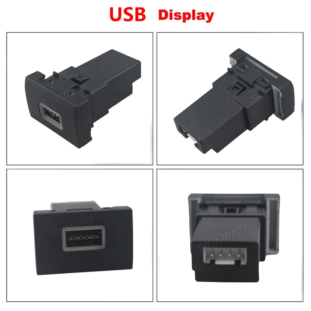 Quick Car Charger QC3.0 Type C PD USB Interface Socket Auto Phone Fast Charging Adapter Button For Volkswagen POLO 2011-2013