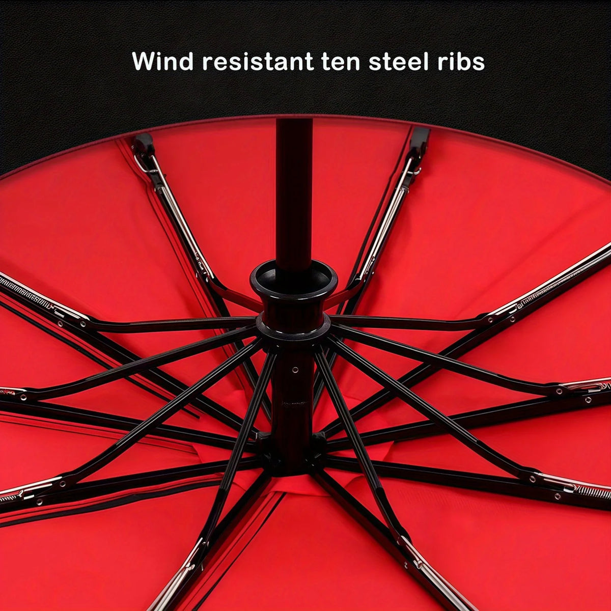 Windproof Double Layer Fully Automatic Resistant Umbrella