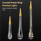 Crystal LED pendant light hanging ceiling lamp, A/B/C style, warm white or cold white