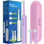 Intelligent Rotating Electric Toothbrush, Rechargeable Rotary Toothbrush Compatible with Oral B Replacement Electric Brush Heads