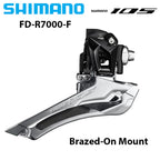 SHIMANO 105 FD-R7000 2x11Speed Front Derailleur Road Bike Band Mount 2x11s R7000 Braze On Clamp Band Mount for Road Bicycle