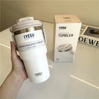 Tyeso Stainless Steel Coffee Cup Cold And Hot Double-layer Insulated Cup Tumbler Thermo Water Bottle Car Travel Mug Vacuum Cup