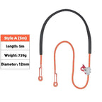 Electrician Fence Height Work Adjustable Positioning 12mm Safety Rope Flat Belt Fall Prevention Construction Safety Equipment