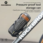 ROCKBROS Bicycle Tool Storage Can Durable Portable Storage Box Multi-Function Lightweight Outdoor Repair Tools Kit Cycling Bag