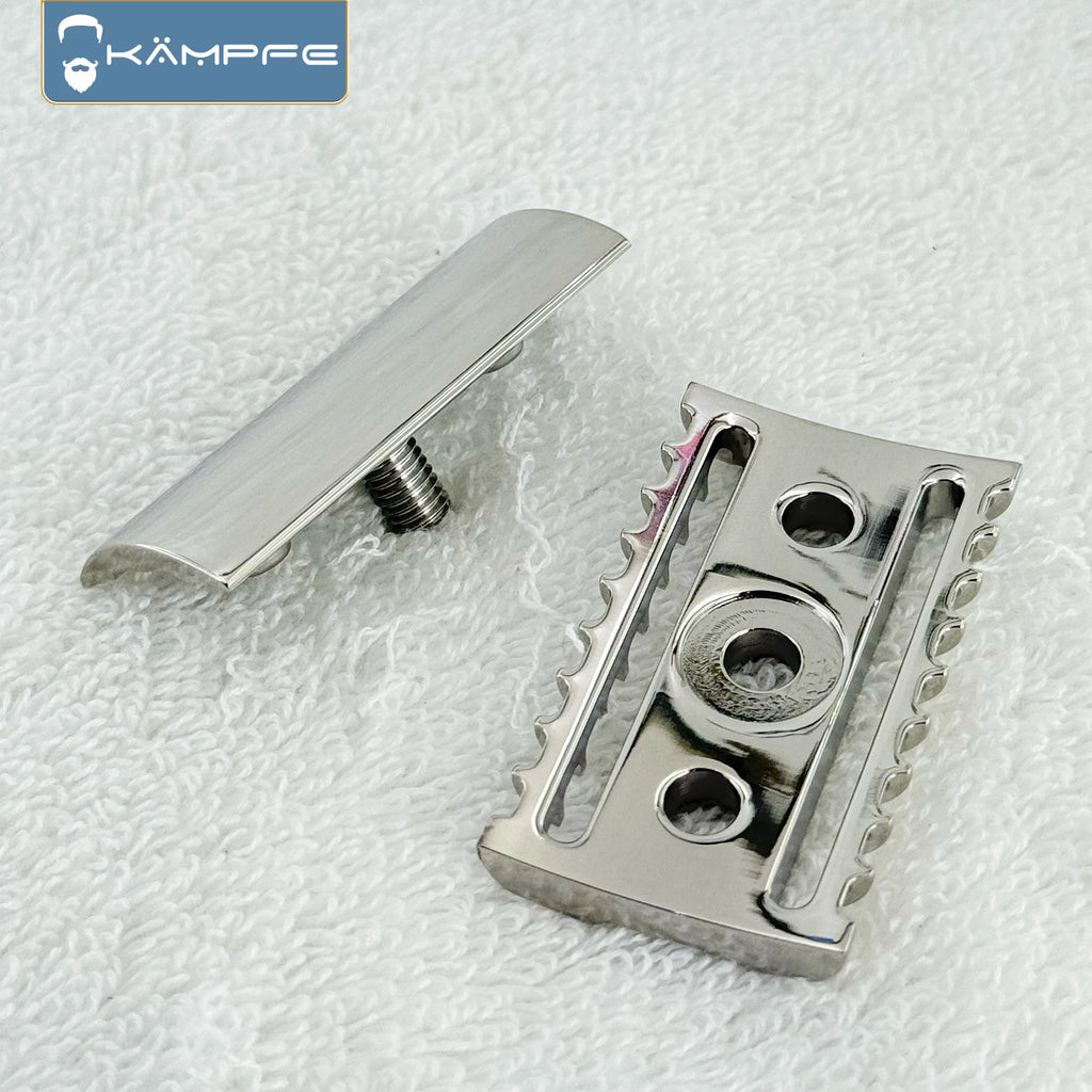 KAMPFE Titanium Alloy Safety Shaver Head CNC Milling Men's Razor Gift