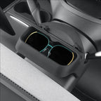For New Tesla Model Y Juniper 2025 Model 3+ Highland 2024 Steering Wheel Silicone SunGlasses Case Mobile Phone Holder Storage