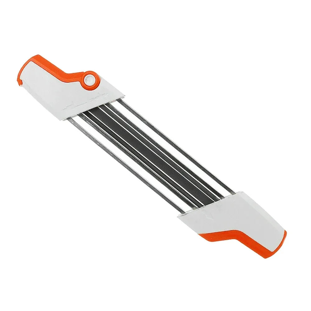 4.8mm 2 IN 1 Easy Chainsaw File Chain Sharpener Whetstone Kits for Stihl