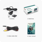 GreenYi AHD 1920x1080P Car Rear View Camera Full HD Night Vision 170° Fisheye Lens Vehicle Reversing Front Cam C818