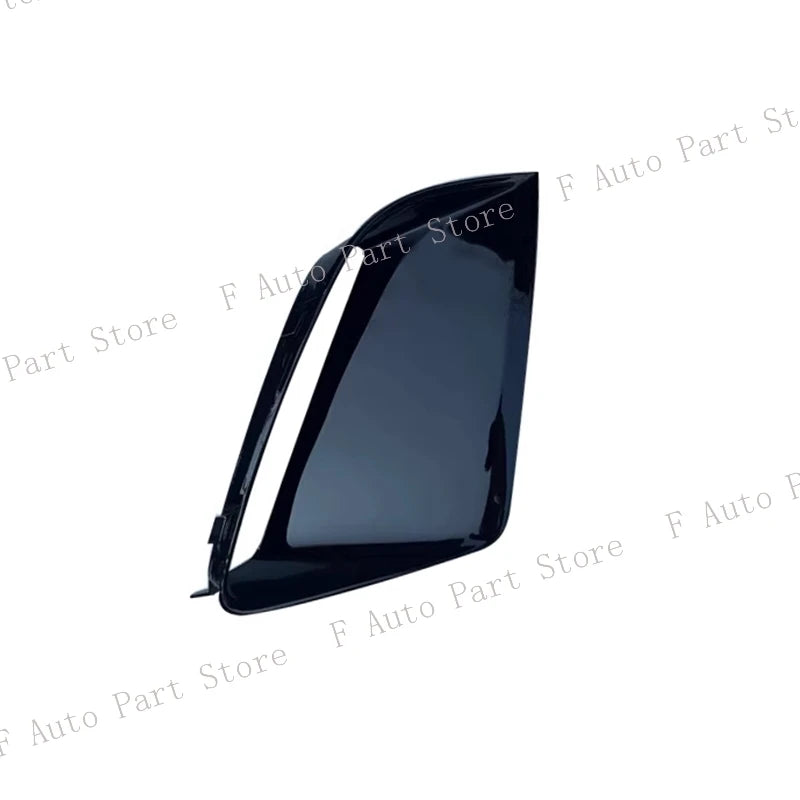 For Audi RS7 2009-2018 RS6 2011-2018 Car Front Bumper Fog Light Lamp Trim Molding Black Cover Frame Shell Cap Hood Lid