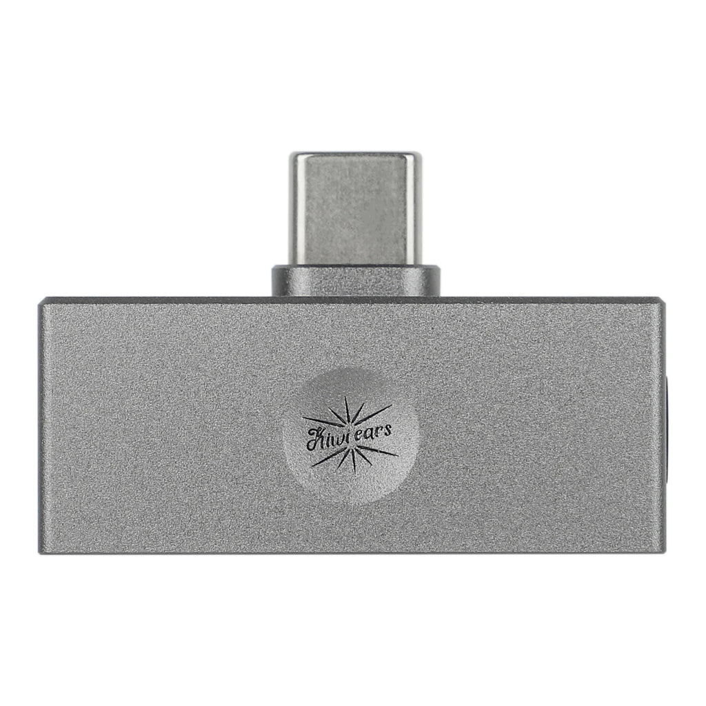 Kiwi Ears Allegro Mini Portable DAC/Amp USB-C to 3.5mm + 4.4mm, 32bit/384kHz, Silver