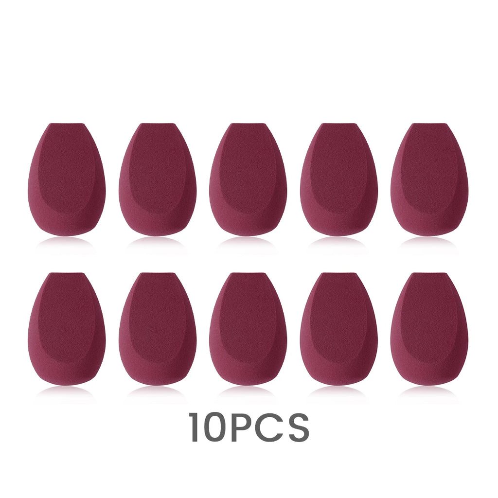 IMAGIC 10PCS/KIT Makeup Sponge Soft For Foundation Concealer Cream Wholesale Healthy Latex Smooth Wet And Dry Women Makeup Tool