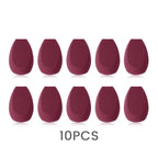 IMAGIC 10PCS/KIT Makeup Sponge Soft For Foundation Concealer Cream Wholesale Healthy Latex Smooth Wet And Dry Women Makeup Tool