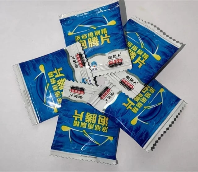 Solid Cleaner Car Windscreen Cleaner Effervescent Tablet Auto Wiper Glass Solid Cleaning Concentrated Tablets Detergent