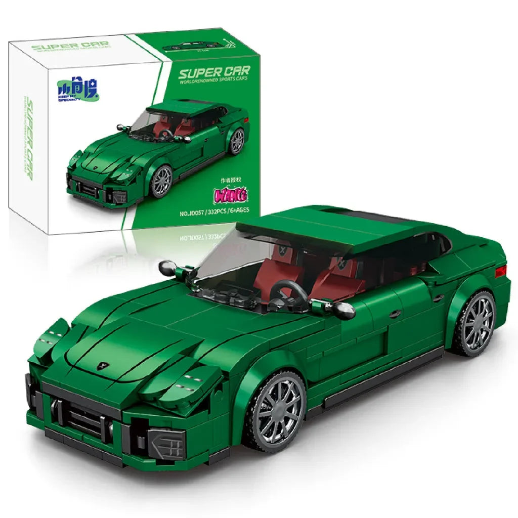 11 Types Speed Champions Car Hypercar Building Blocks MOC Construction Bricks Famous Sport Vehicle Toys Gift For Children Kids
