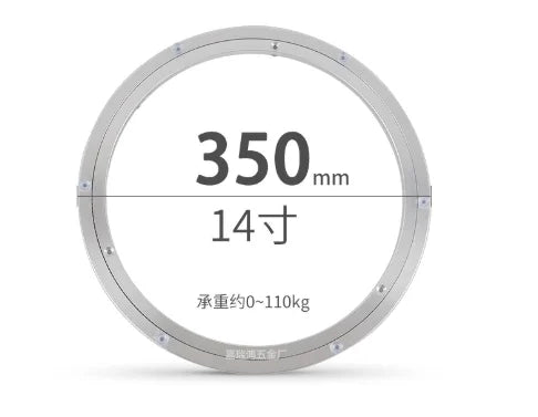 4/6/8/10/12/14/16 Inches Aluminum Ball Bearing Turntable Bearings Swivel Plate Smooth Swivel Plate Rotating Table Rotating Round