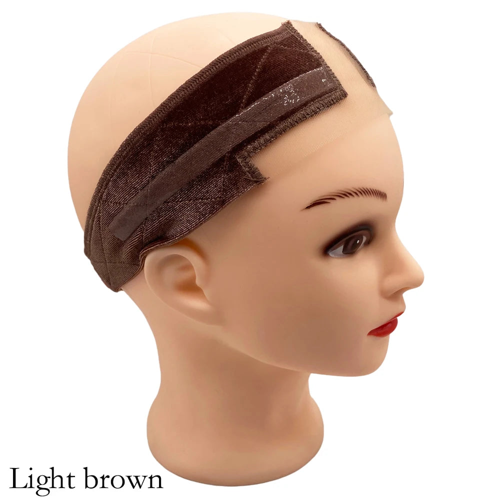 New Double-Sided Silicone Velvet Metal Buckle Anti-Slip Headband To Hold Wigs Wig Accessories