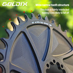 GOLDIX 8-Bolt Bicycle Chainring Wide and Narrow Teeth AERO Chainring CNC Hollow Cutting Machining for SRAM 8Bolt Crankset