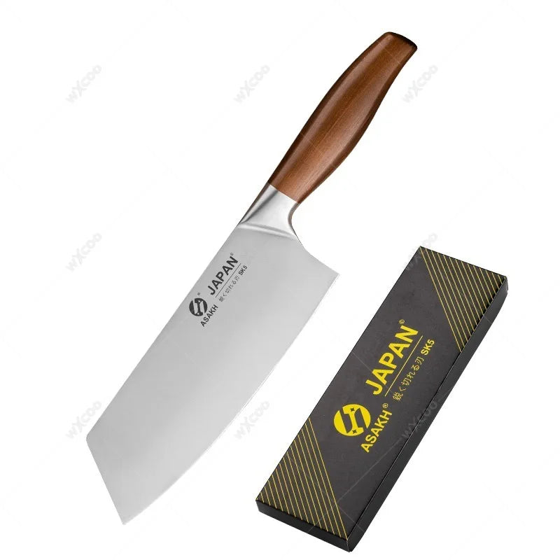 WXCOO Japanese Kitchen Knives Stainless Steel Professional Chef Knife Fish Fillet Meat Cleaver Slicing Knife Cooking Tools