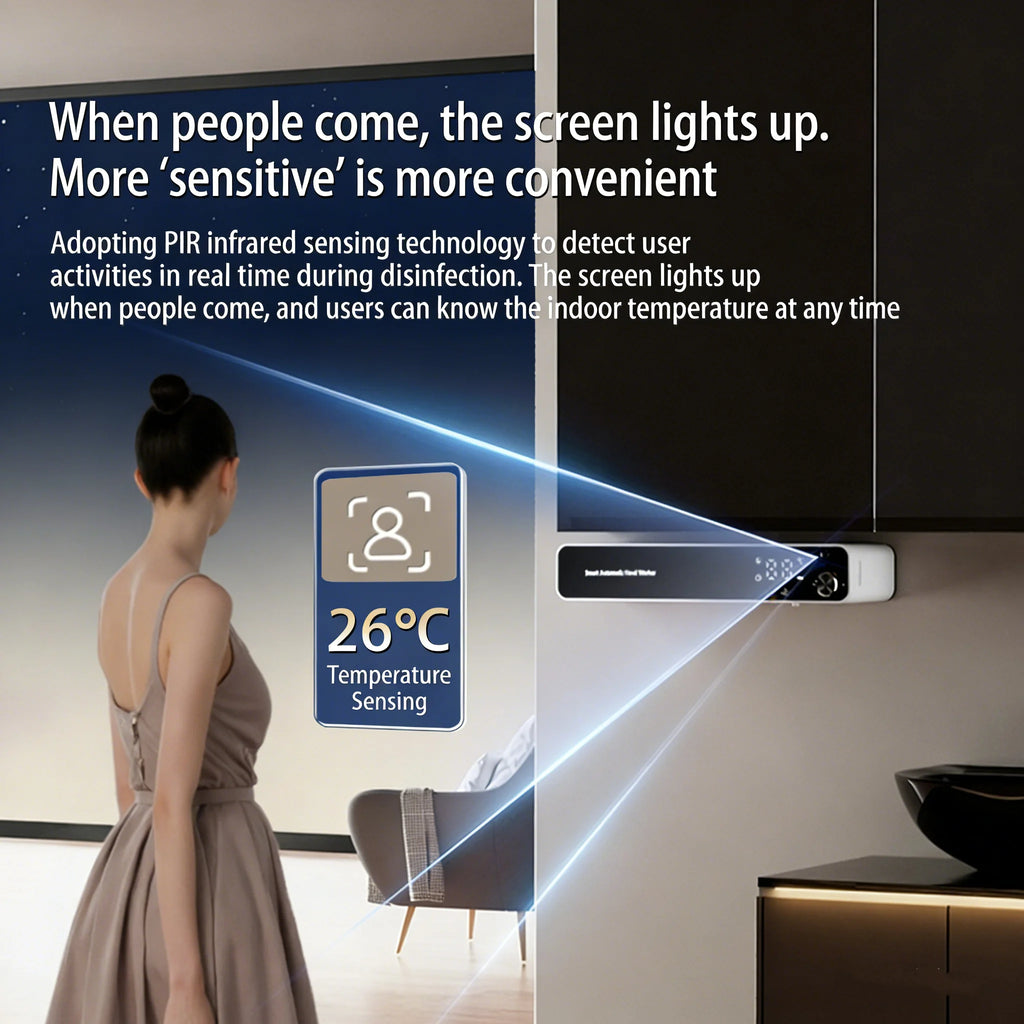 Automatic Soap Dispenser Screen Display foam Washing Machine Night Light Foaming soap dispenser USB charge Bathroom Kitchen