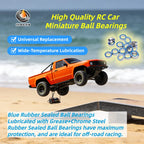10P 6700RS Bearing ABEC-7 10x15x4 mm Thin Section 6700-2RS Ball Bearings 6700 2RS With Blue Sealed For Hobby Electric RC Car
