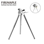Fire-Maple Sunflower Gas Stove Stand 1/4'' Screw Lightweight Gas Heater Tripod Stainless Steel Outdoor Burner Holder for Camping