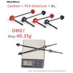 Bike Quick Release Skewer TC4 Titanium Alloy Axle QR HUB Lever for MTB Road Bicycle Ultralight Skewers for 100/130 100/135 Frame