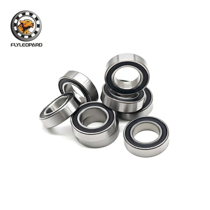 6902-2RS Bearing  ABEC-7 10Pcs 15x28x7 mm Metric Thin Section Ball Bearings 61902 RS For 240/350/370 / EX 1750/EX 1550 Hub