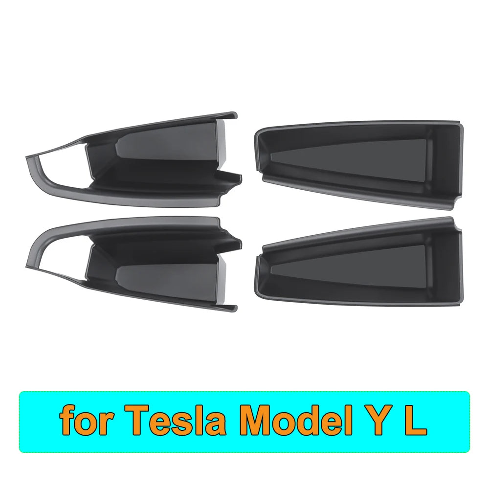 For Tesla New Model Y L Juniper 2026 Accessories Door Handle Storage Box Model 3 Highland Inner Handle Organizer Container Tray