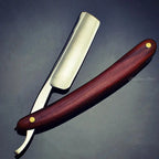 S45C Carbon Steel Straight Razor Barber Shop Sandalwood Handle Razors For Male Shaving Knife men's Safety Shaver Razors G1120