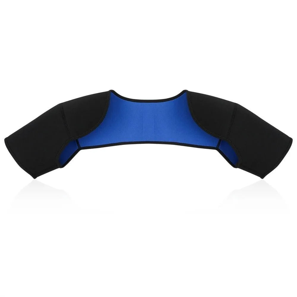 Breathable Double Shoulder Back Support Basketball Easy To Wear Weightlifting Sport Brace Badminton Sports Shoulder Protection
