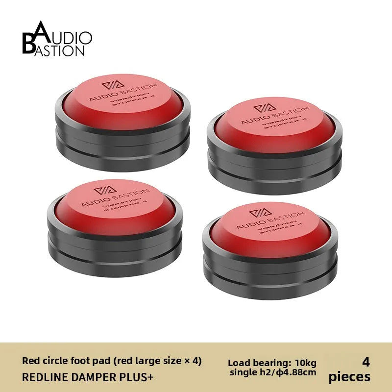 AudioBastion Anti-Vibration Pads for Speakers/Subwoofer/Amplifier - Hi-Fi Isolation Feet Improve Sound Quality (Set of 4)