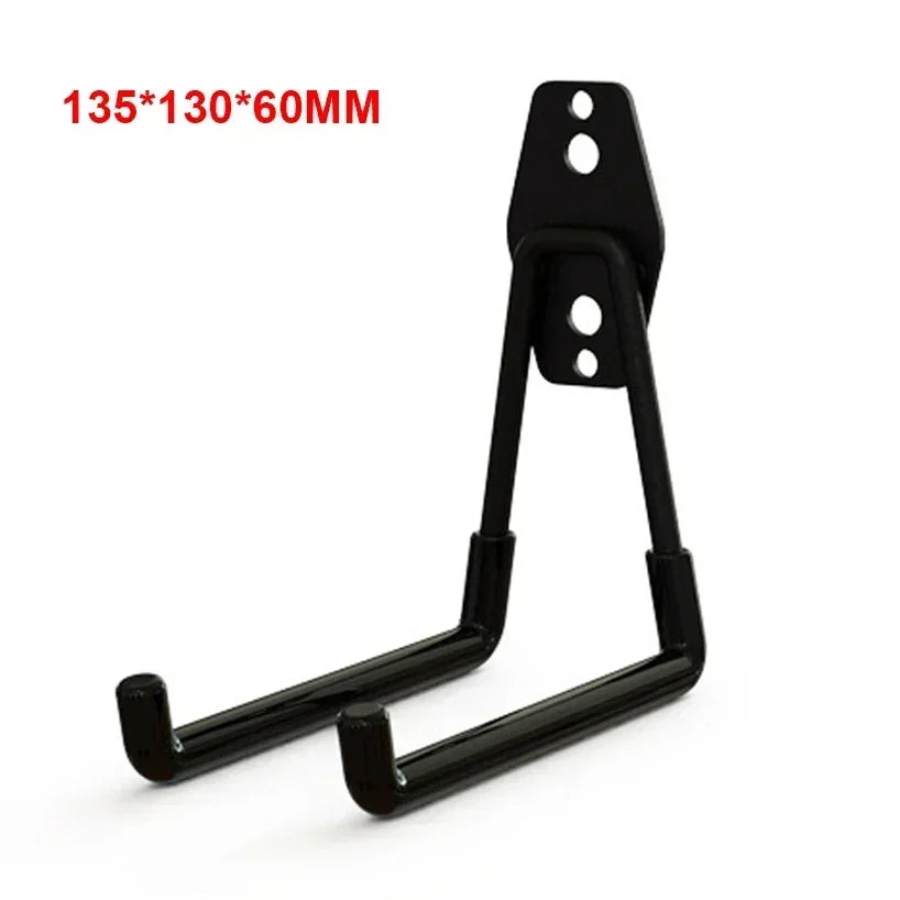 Wall Mount Heavy Duty Metal Hook Garage Organizer Hooks Water Pipe Bicycle Hanger Anti-slip Storage Hook For Ladders Garden Tool
