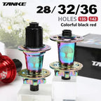 TANKE MTB 120 Click Hub 6 Bearing Bike Front Rear 28 32 36 Holes Disc Brake QR Bicycle mass thunder Noisy Cube 6 Pawl Hubs TH390
