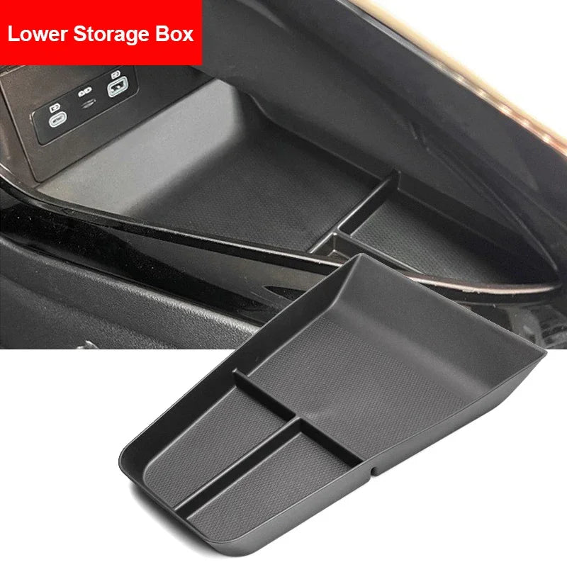 Armrest Storage Box Cup Holder for BYD Seal U Sealion 6 Song Plus Champion Edition 2023 2024 2025 Car Interior Accessories