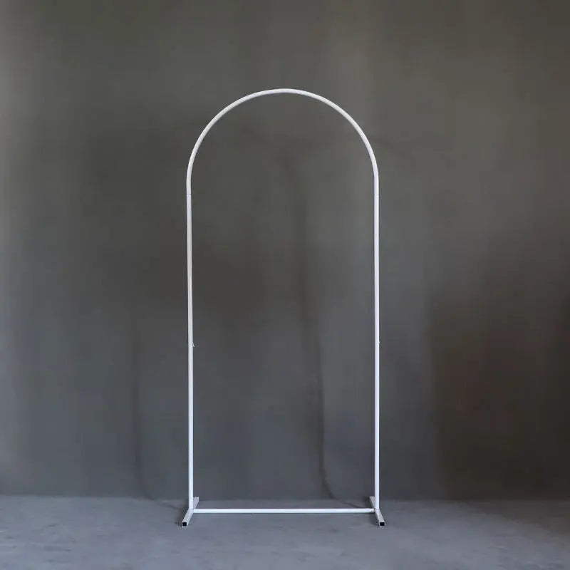 1PCS White Wedding Arch Stand, Balloon Holder, Size 6FT 6.6FT 7.2FT,Wedding Party background decoration props