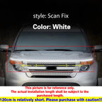 1pcs 12V DRL LED Daytime Running Light For Ford Explorer 2011-2019 Car Headlight Scan Starting LED Strip Day Light Ambient Lamp
